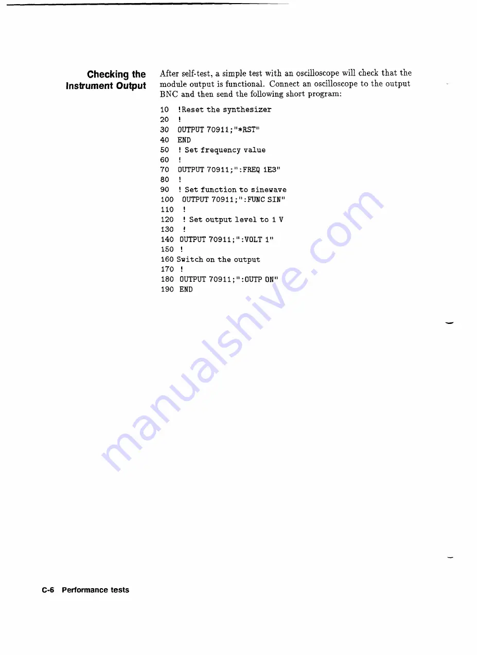 HP 75000 SERIES C User Manual Download Page 130