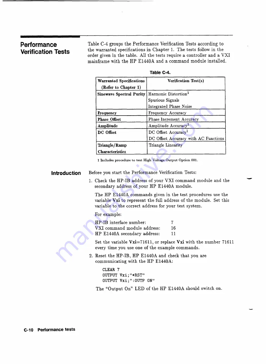 HP 75000 SERIES C User Manual Download Page 134