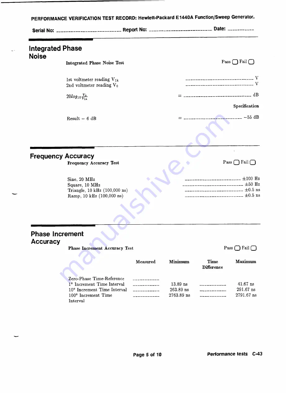 HP 75000 SERIES C User Manual Download Page 167