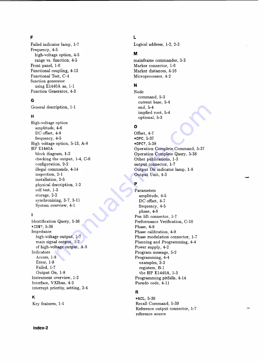 HP 75000 SERIES C User Manual Download Page 190