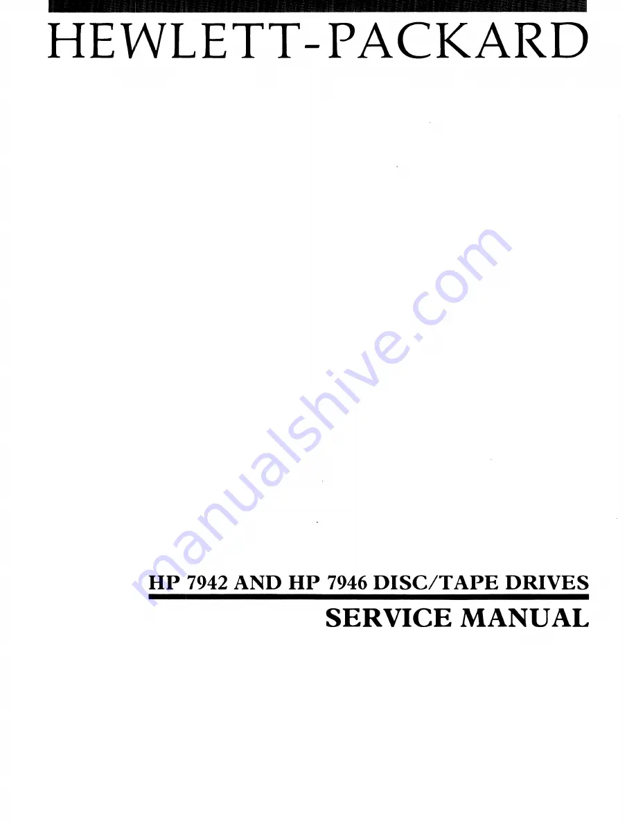 HP 7942 Service Manual Download Page 1