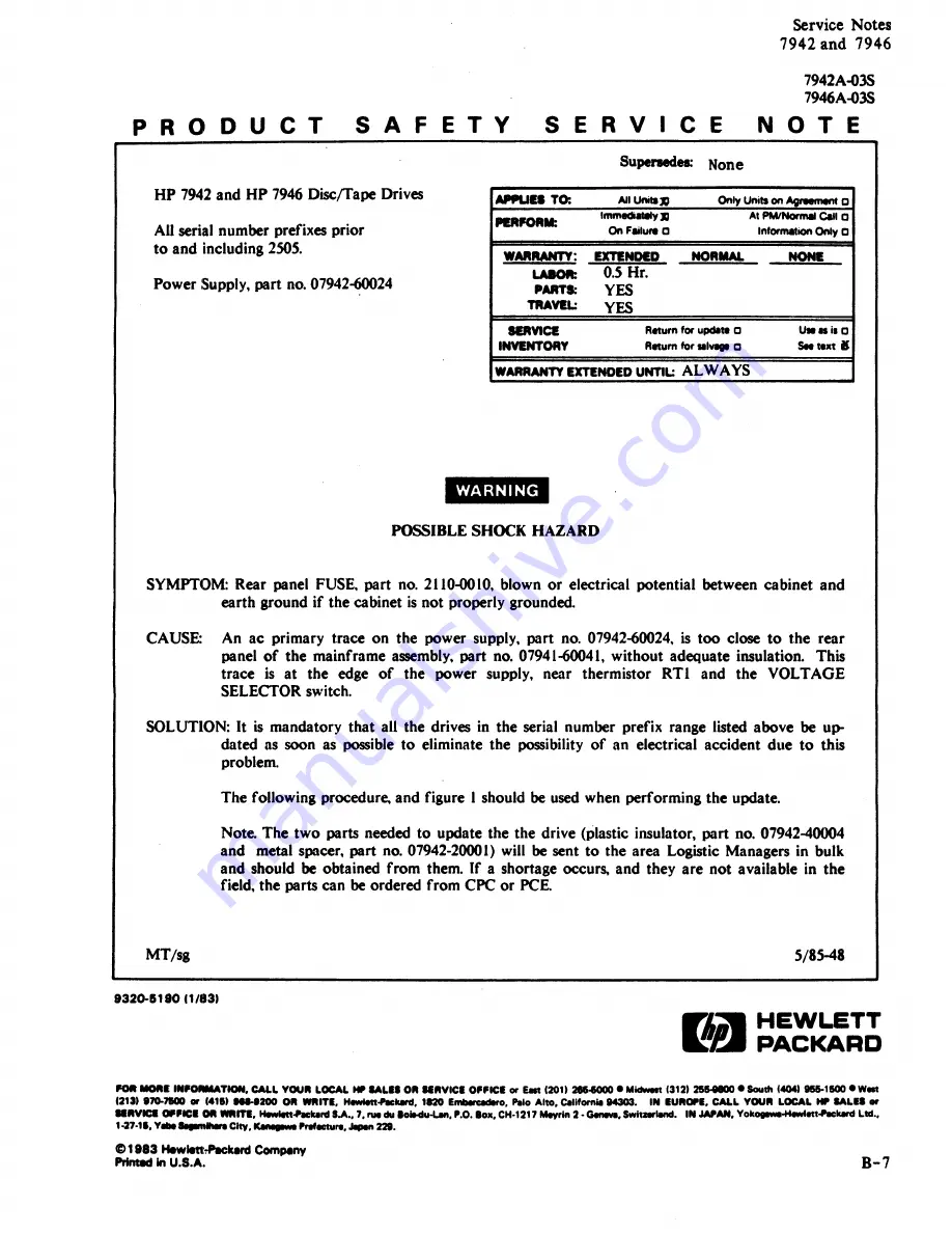 HP 7942 Скачать руководство пользователя страница 148