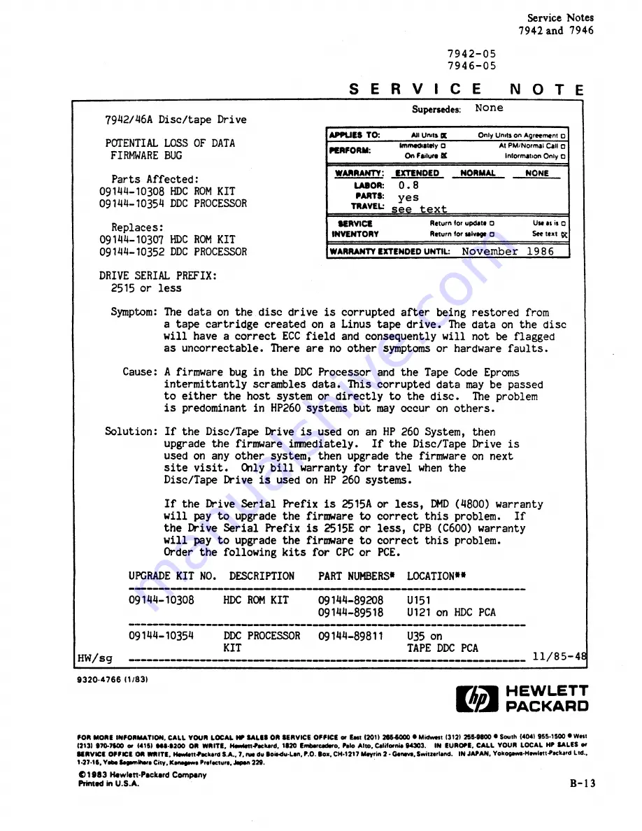 HP 7942 Скачать руководство пользователя страница 154