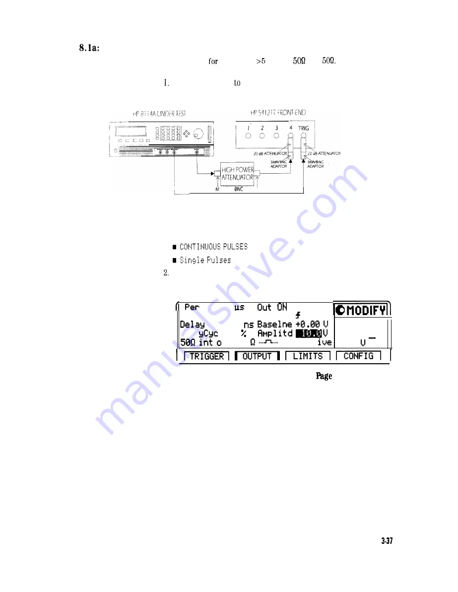 HP 8114A Service Manual Download Page 73