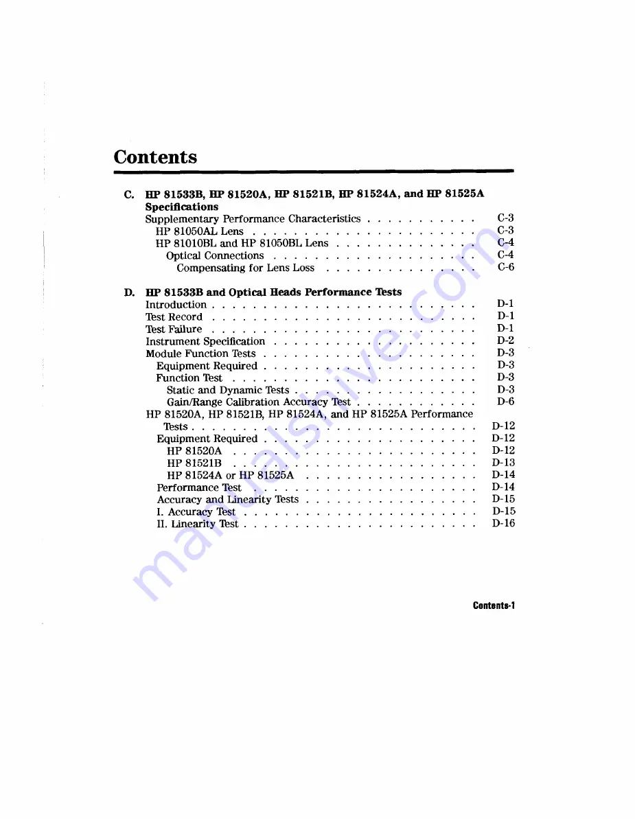 HP 81520A User Manual Download Page 6