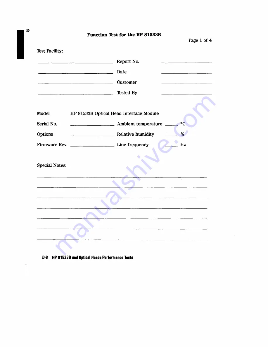 HP 81520A User Manual Download Page 23