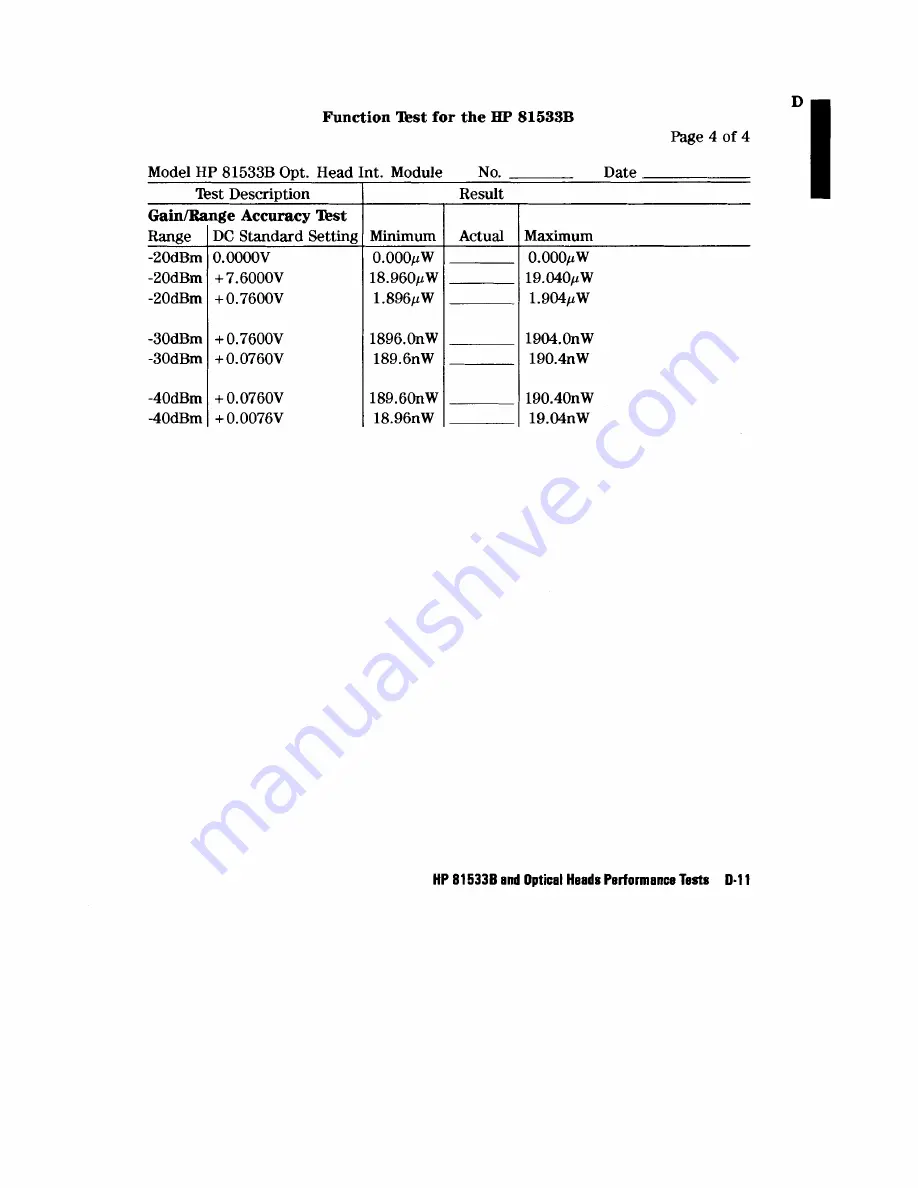 HP 81520A Скачать руководство пользователя страница 26