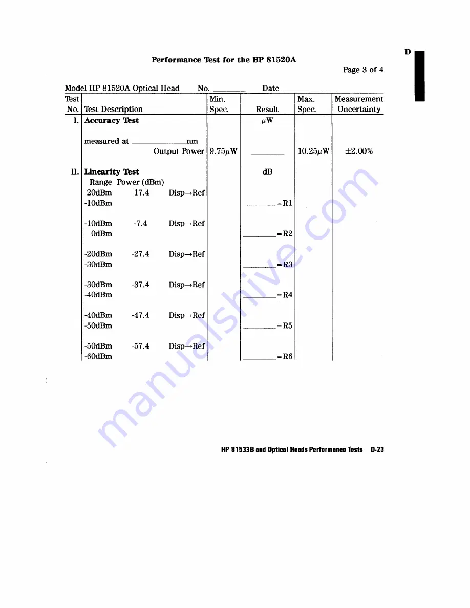 HP 81520A Скачать руководство пользователя страница 38