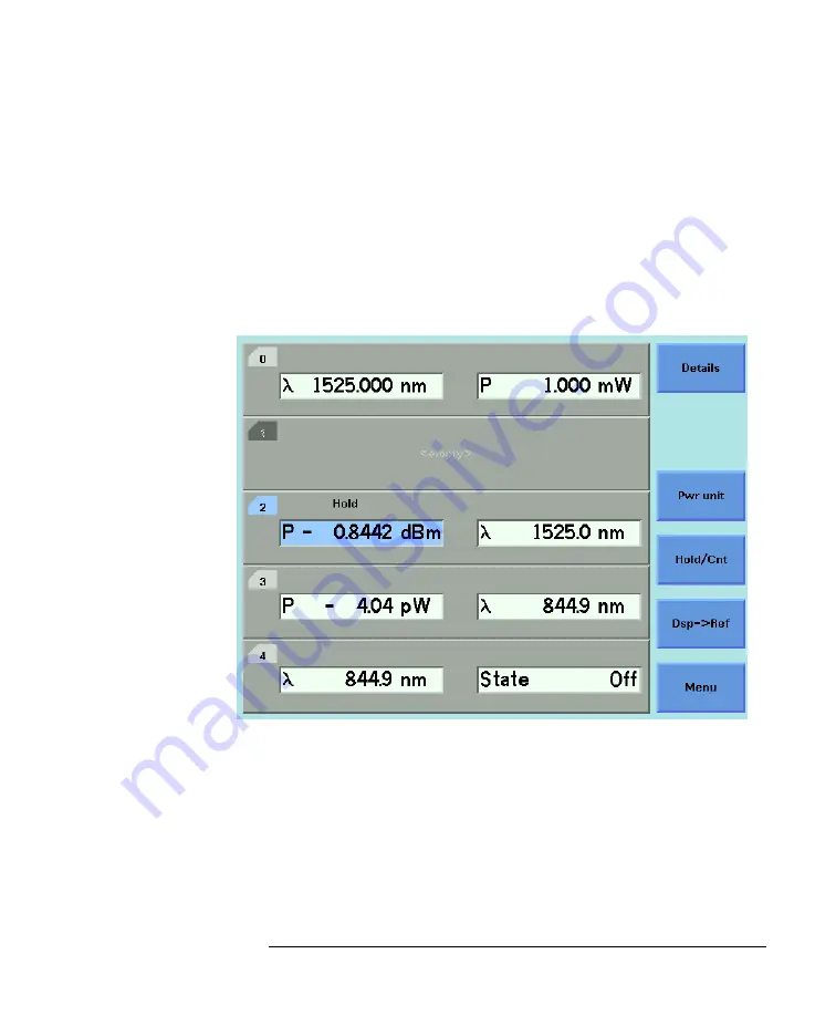 HP 8163A Series User Manual Download Page 85