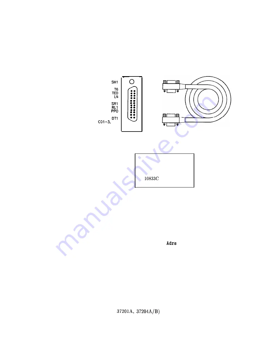 HP 8360 B Series User Manual Download Page 186