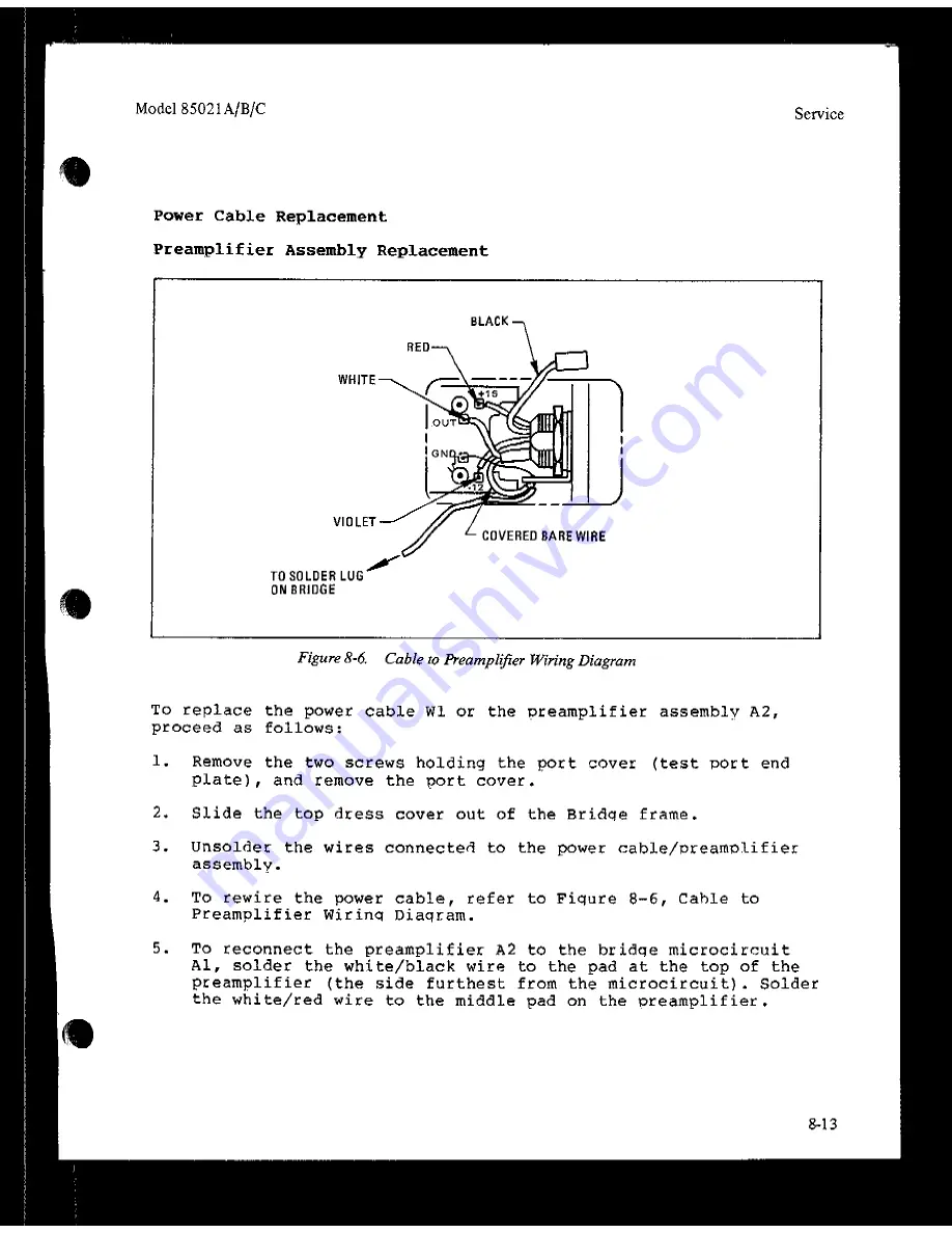 HP 85021 A Manual Download Page 61