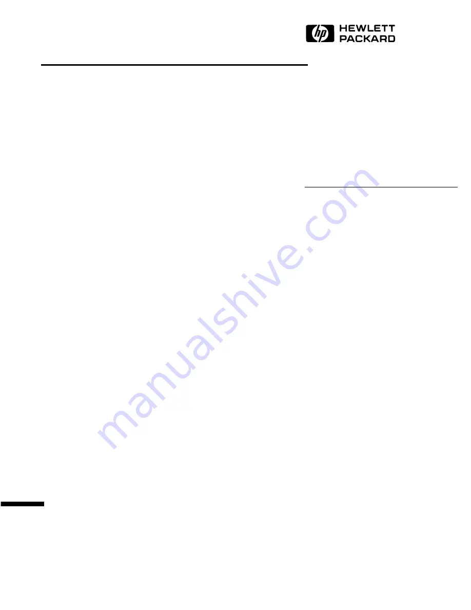 HP 8517B Operating & Service Manual Download Page 1