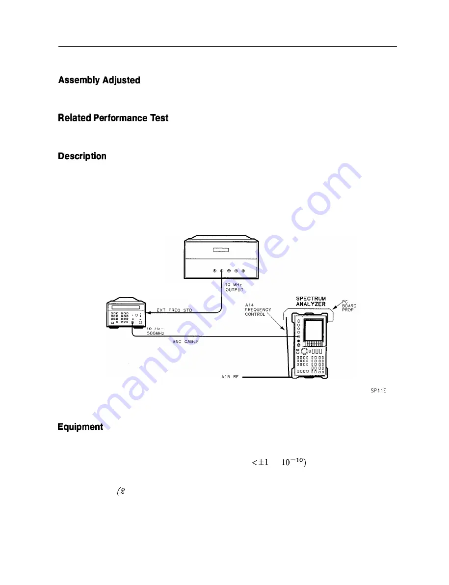 HP 8562E Service Manual Download Page 91