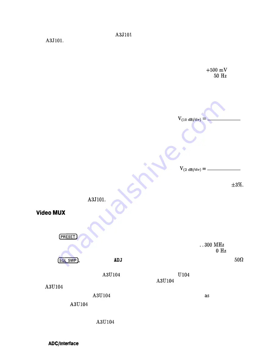 HP 8562E Service Manual Download Page 290