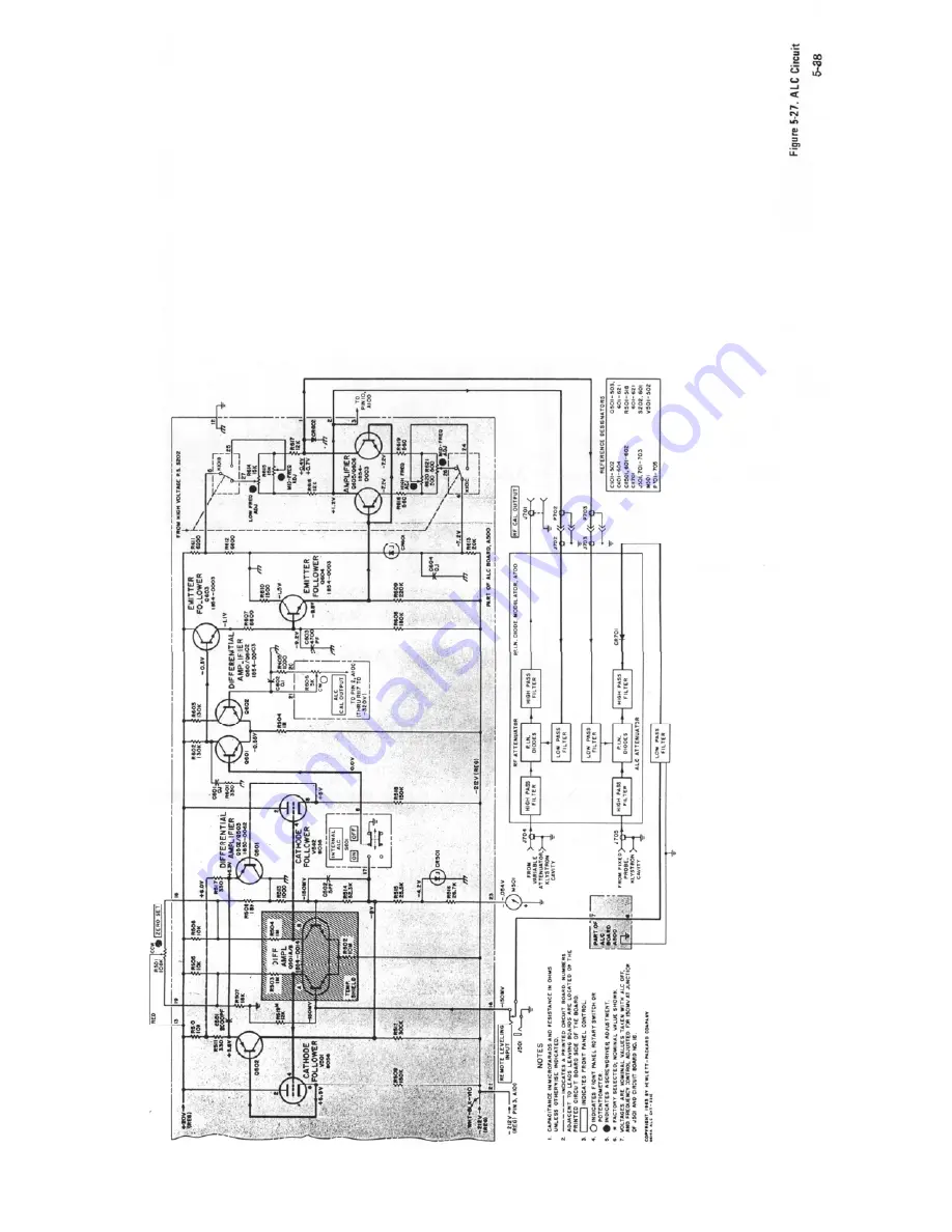 HP 8614A Operating And Service Manual Download Page 60