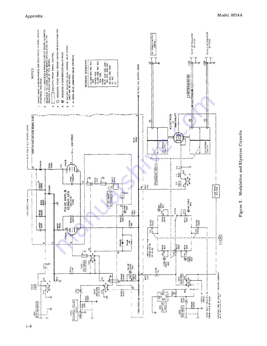 HP 8614A Скачать руководство пользователя страница 74