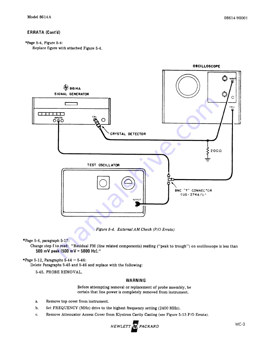 HP 8614A Скачать руководство пользователя страница 86