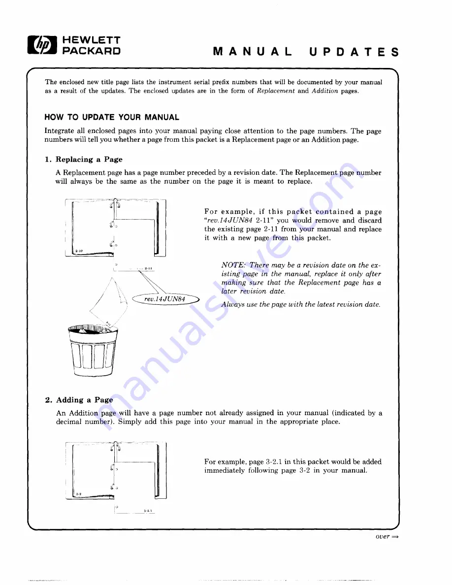 HP 8642A Operating Manual Download Page 294