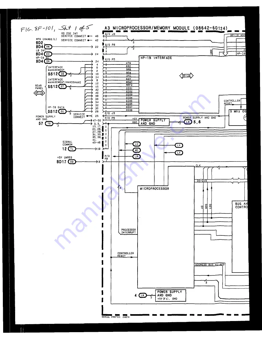 HP 8642A Operating Manual Download Page 340