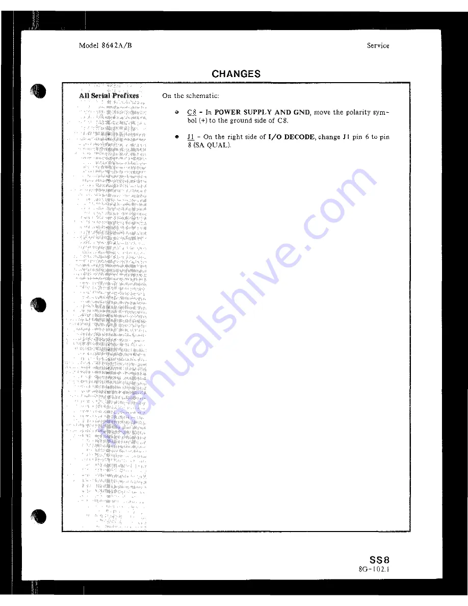 HP 8642A Operating Manual Download Page 403