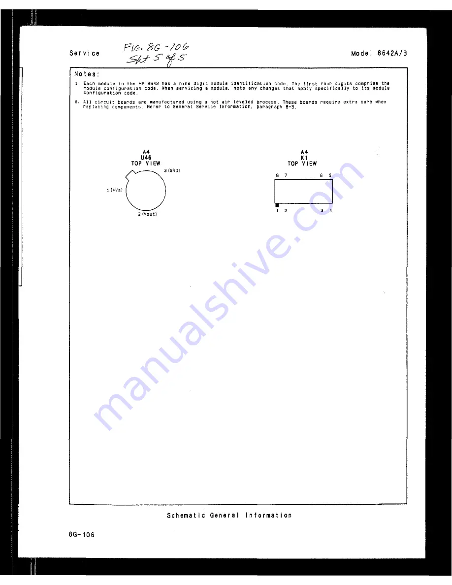 HP 8642A Скачать руководство пользователя страница 424