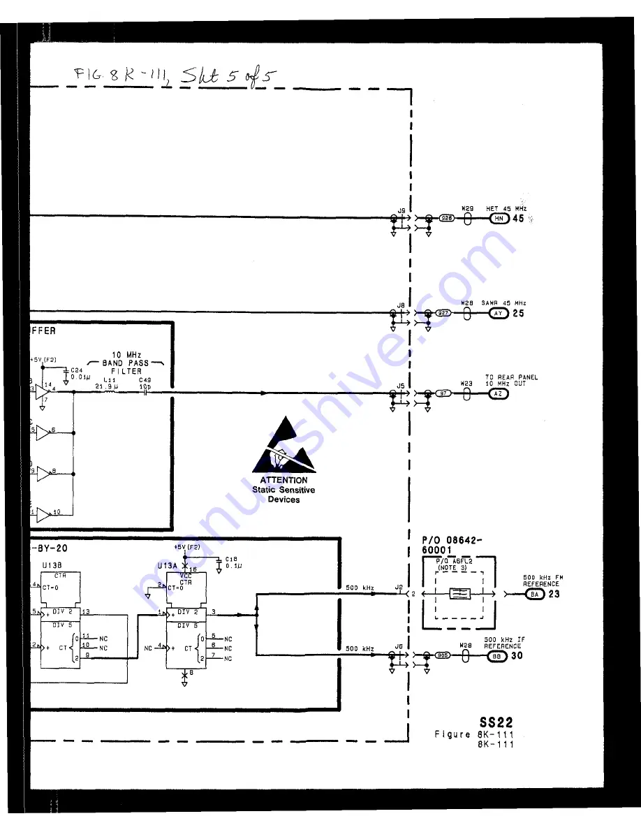 HP 8642A Operating Manual Download Page 581