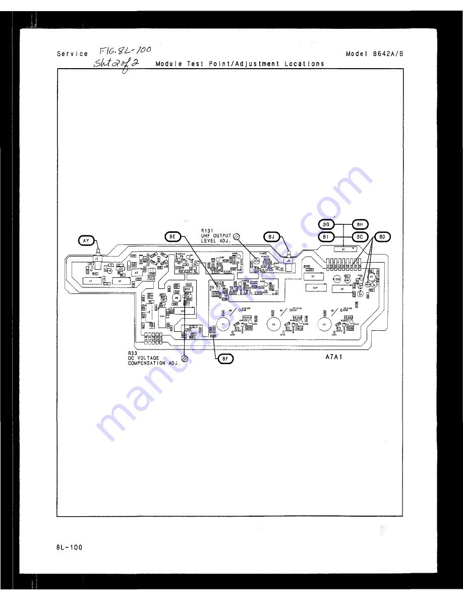 HP 8642A Operating Manual Download Page 606