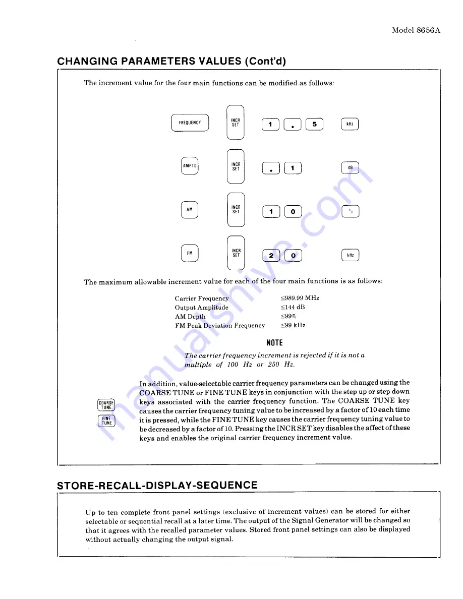 HP 8656A Operating And Service Manual Download Page 33