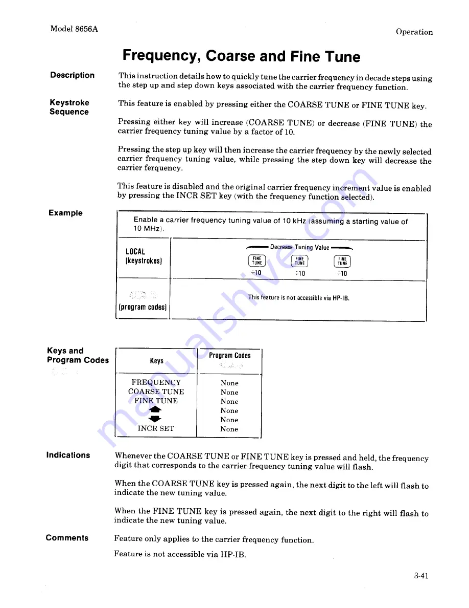 HP 8656A Operating And Service Manual Download Page 75