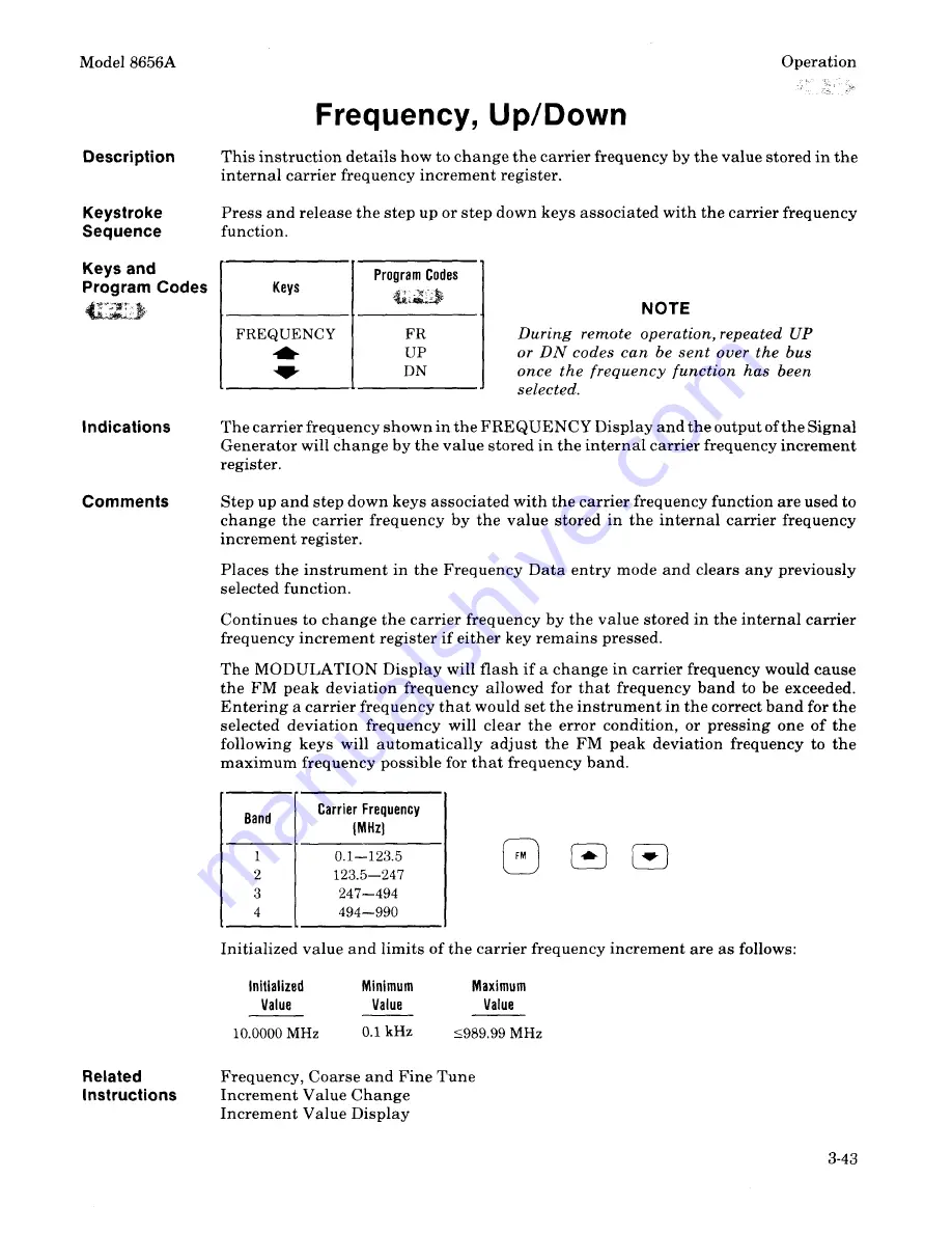 HP 8656A Operating And Service Manual Download Page 77