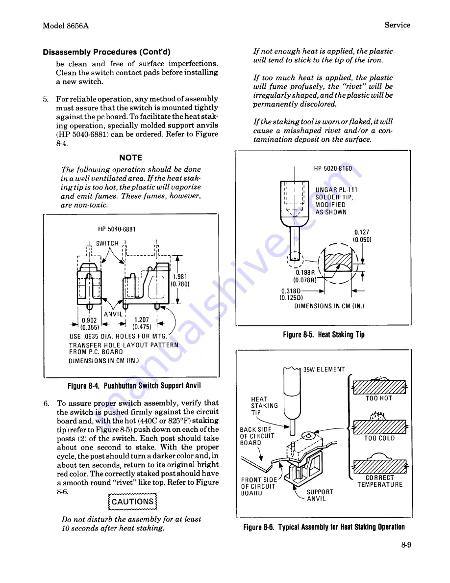 HP 8656A Скачать руководство пользователя страница 215