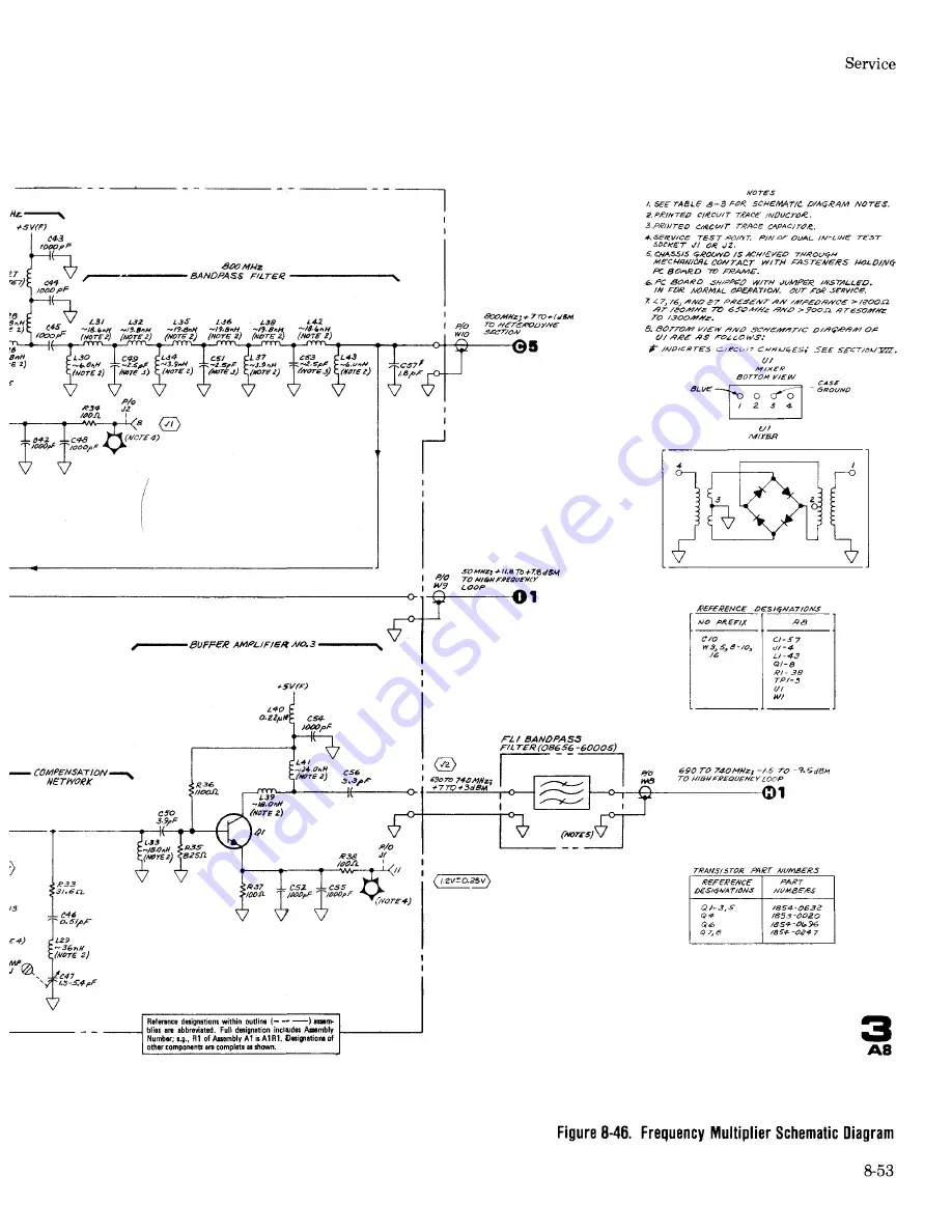 HP 8656A Operating And Service Manual Download Page 298