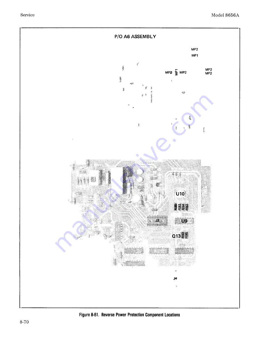 HP 8656A Operating And Service Manual Download Page 344