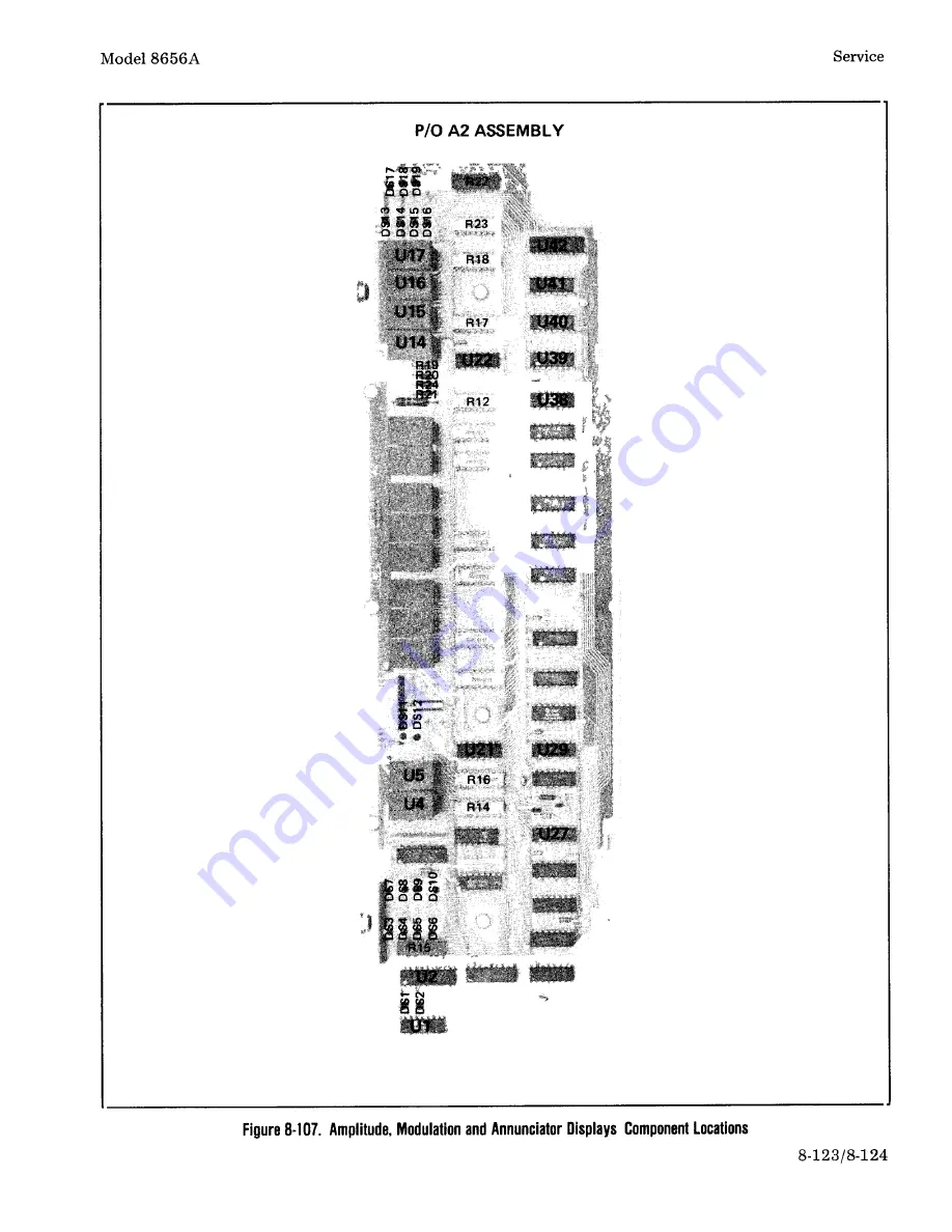 HP 8656A Operating And Service Manual Download Page 503