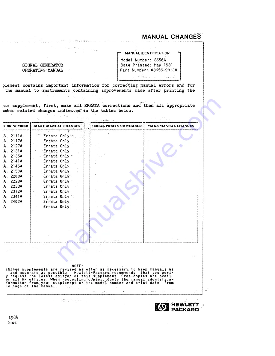 HP 8656A Скачать руководство пользователя страница 520