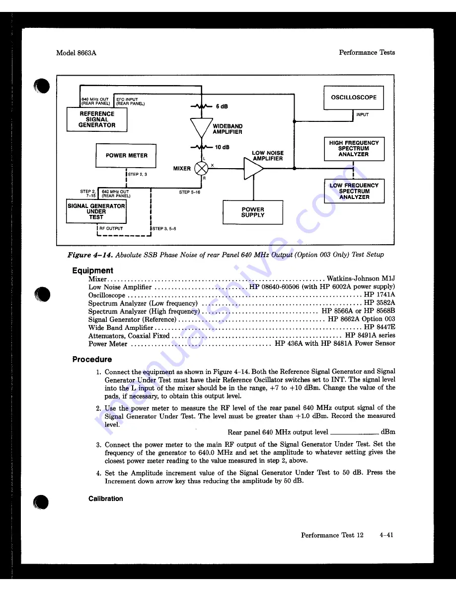 HP 8663A Скачать руководство пользователя страница 235