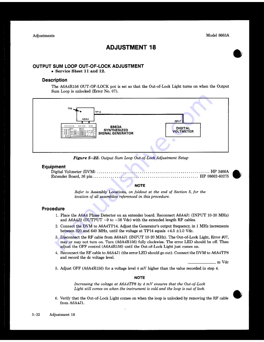 HP 8663A Скачать руководство пользователя страница 277