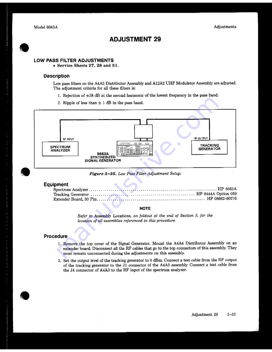 HP 8663A Скачать руководство пользователя страница 298