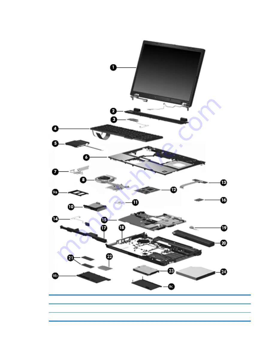 HP 8710w - HP Mobile Workstation Maintenance And Service Manual Download Page 29