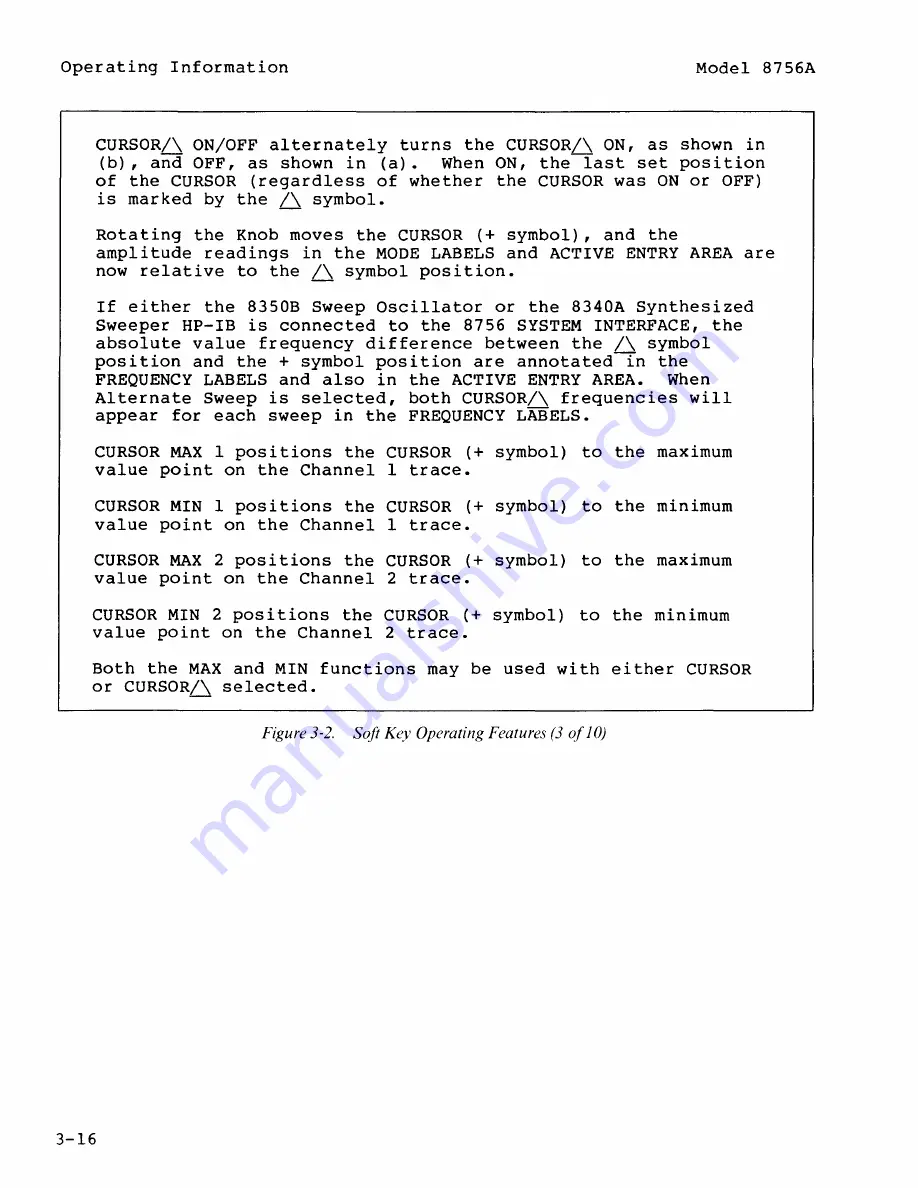 HP 8756A Operation Manual Download Page 47