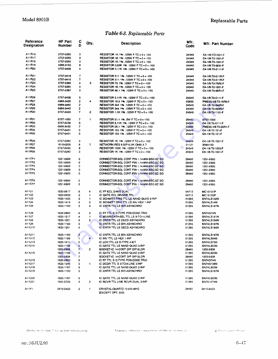 HP 8901B Скачать руководство пользователя страница 53