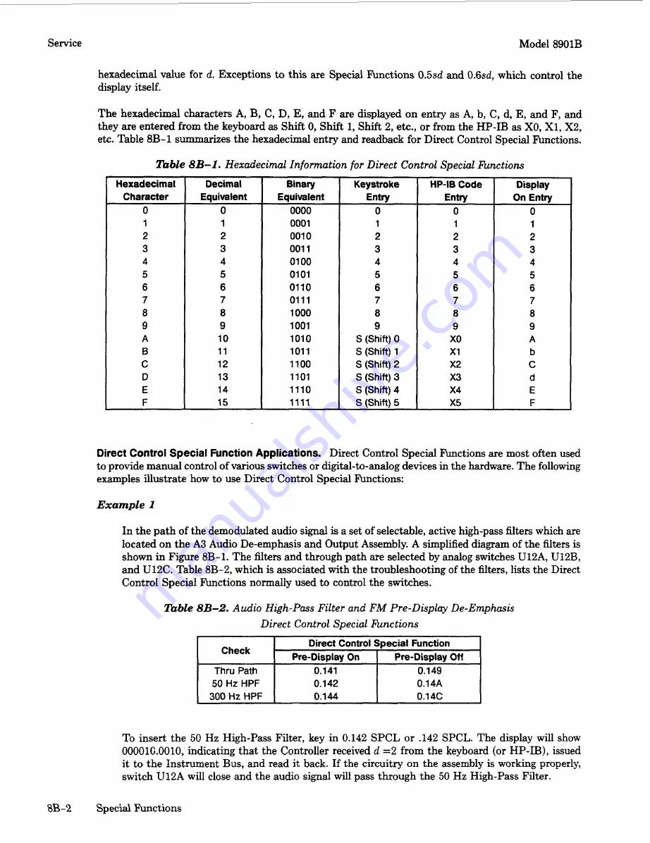 HP 8901B Скачать руководство пользователя страница 199