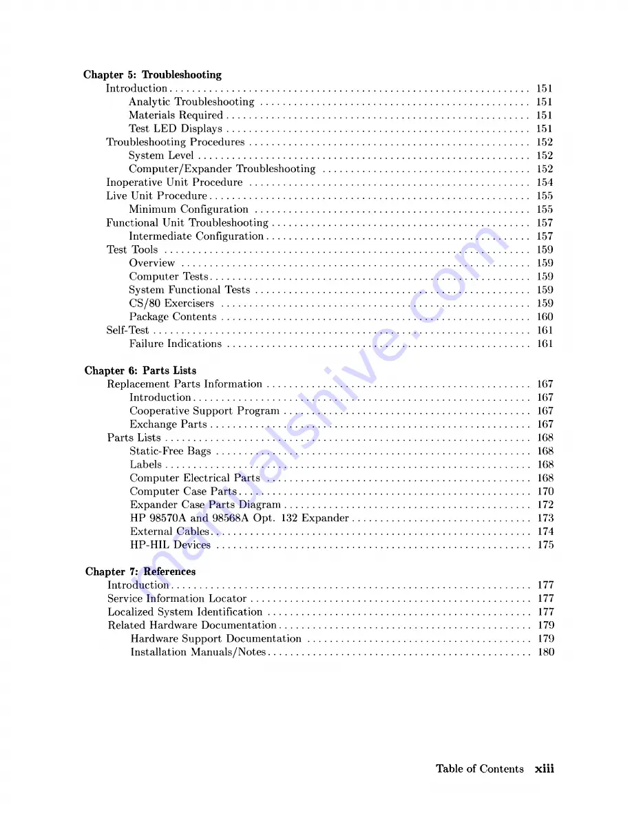 HP 900 Series Service Information Manual Download Page 13