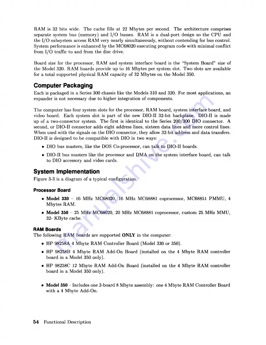 HP 900 Series Service Information Manual Download Page 70