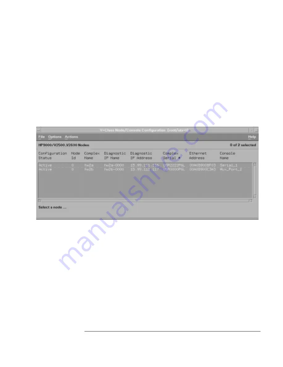 HP 9000 V2500 SCA Operator'S Manual Download Page 109