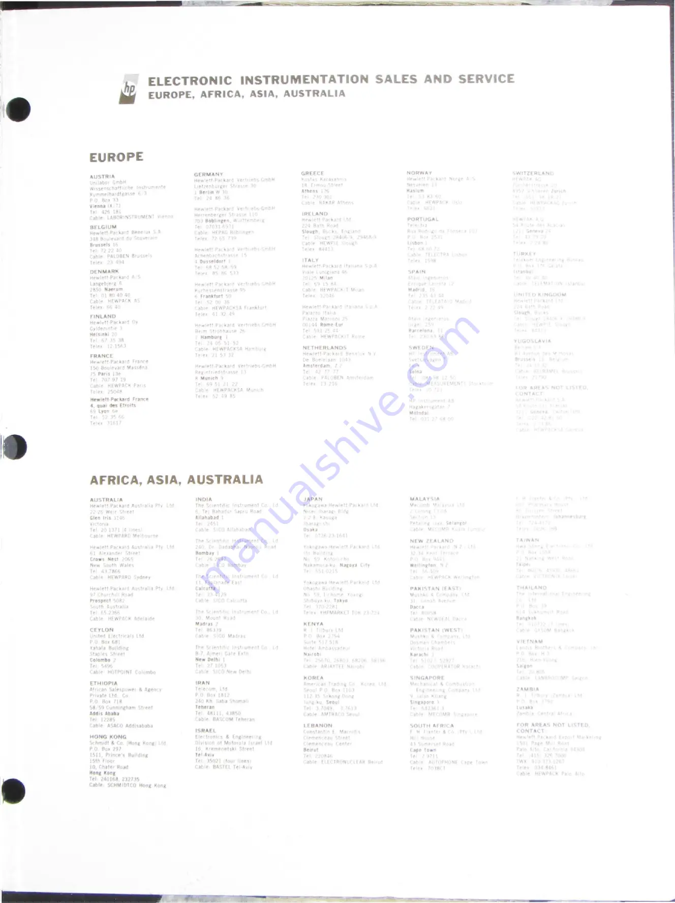 HP 9100A Operating & Programming Manual Download Page 33