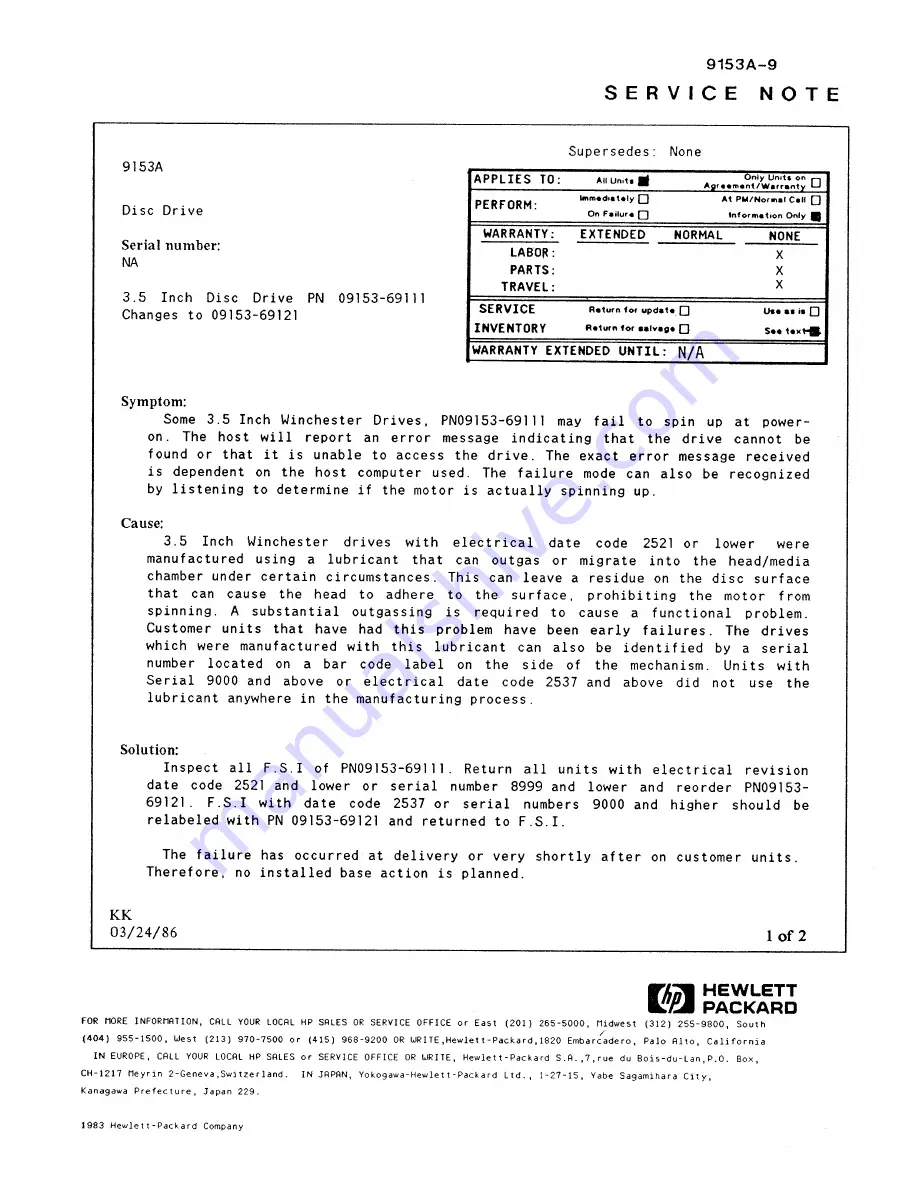 HP 9153A Скачать руководство пользователя страница 86