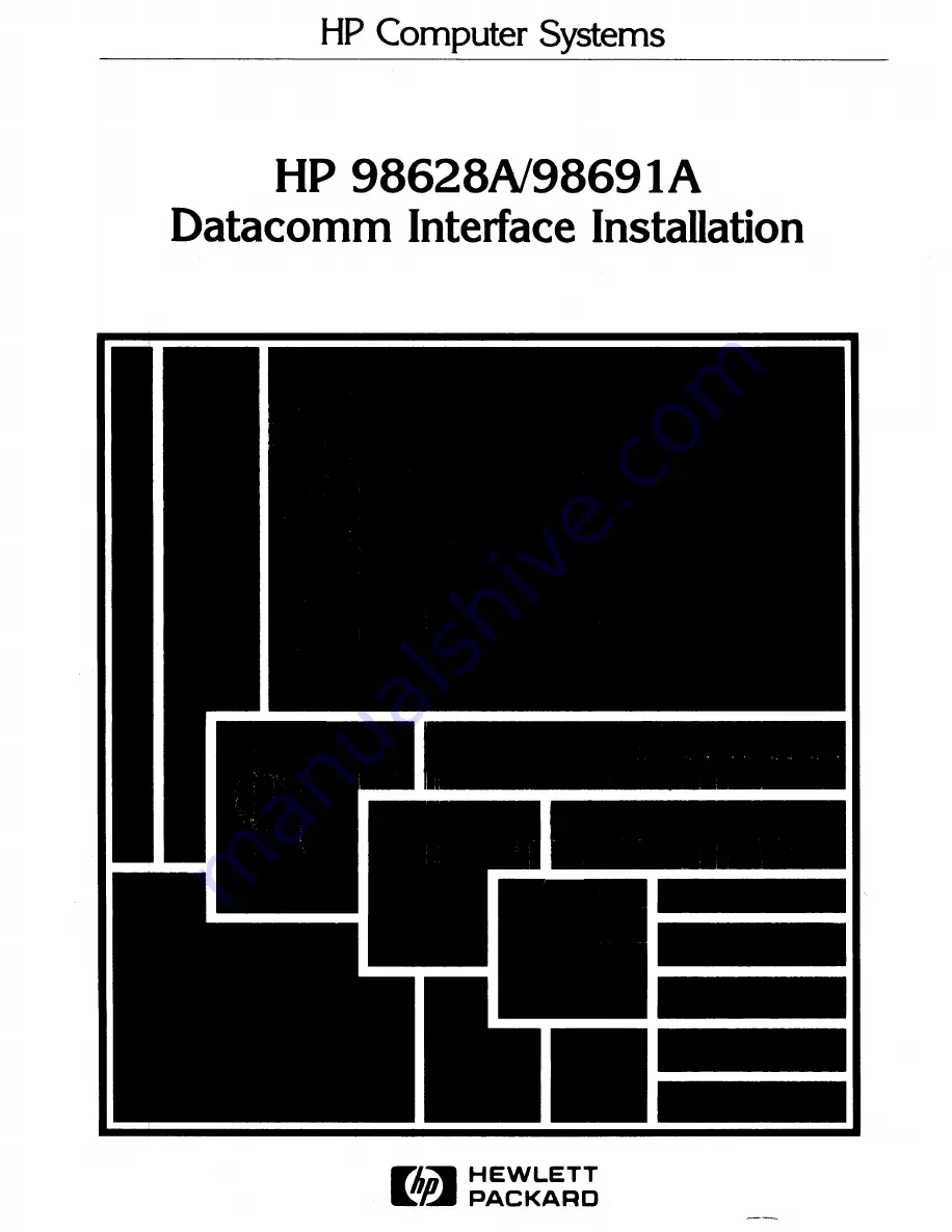 HP 98628A Installation Manual Download Page 1