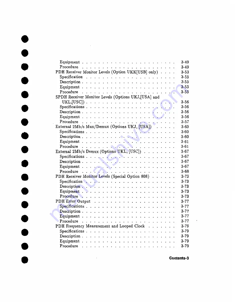 HP Agilent 37717B PDH Calibration Manual Download Page 9