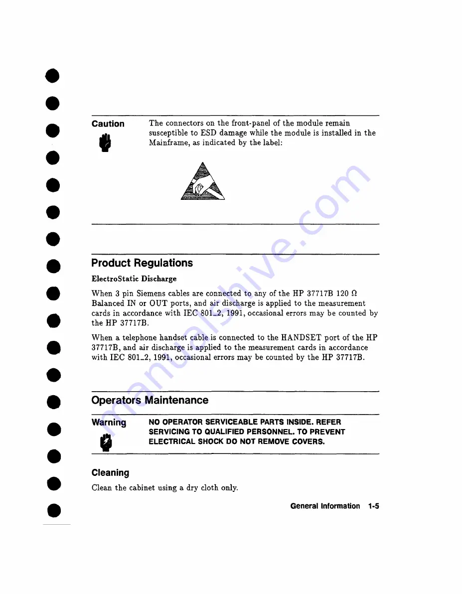 HP Agilent 37717B PDH Скачать руководство пользователя страница 21